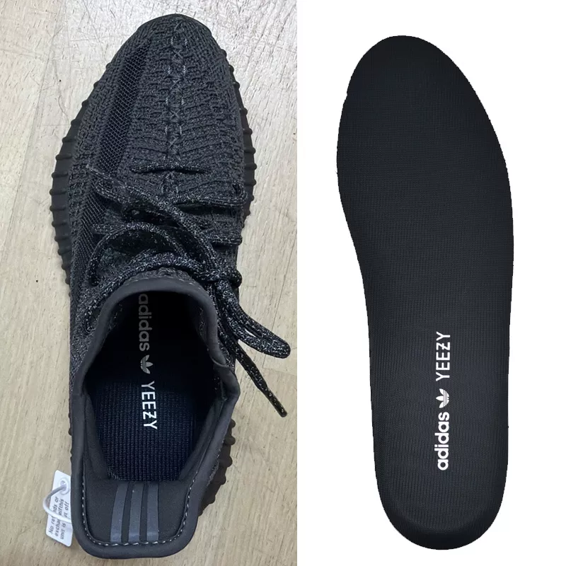 Replacement Adidas YEEZY 350 V2 NMD Boost Shoes Black Insoles